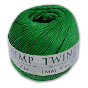 430 Feet of 1mm Green Hemp Twine