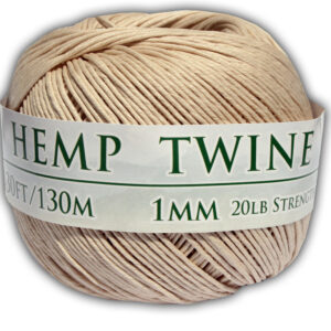 430 Feet of 1mm Natural Hemp Twine