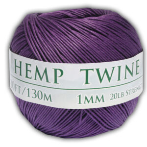 430 Feet of 1mm Purple Hemp Twine