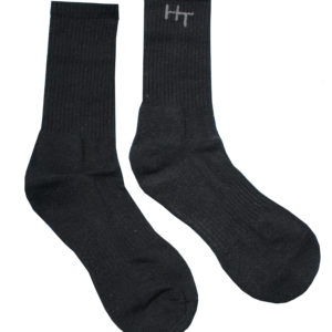 Large / Extra Large Black Hemp Socks
