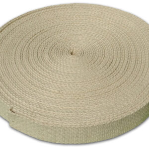 1.5" Natural 100% Hemp Webbing - 25 Yard Roll