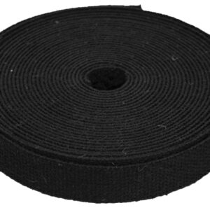 1" Romanian Black Hemp Webbing - 25 Meter Roll